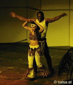 Salsa-Kongress Innsbruck, Christian Pao aus D�sseldorf und seine Partnerin Nadine