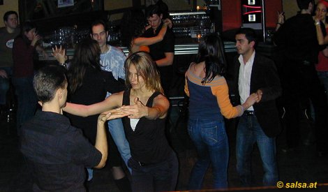 Graz: Salsa im Roodyz (anklicken zum Vergr��ern - click to enlarge)